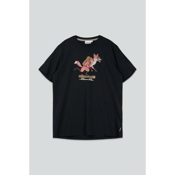 LAKOR Pushing the Log t-shirt - moonless night