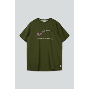 LAKOR Lakridspibe t-shirt - riffle green