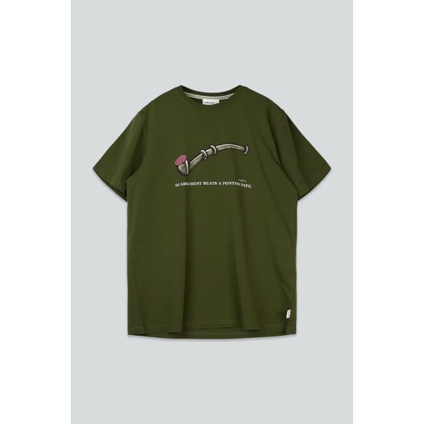 LAKOR Lakridspibe t-shirt - riffle green