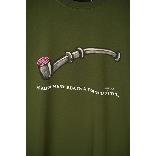 LAKOR Lakridspibe t-shirt - riffle green