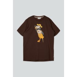 LAKOR Sea Parrot Seaman t-shirt - chicory coffee 