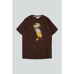 LAKOR Sea Parrot Seaman t-shirt - chicory coffee 