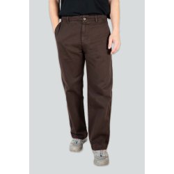 LAKOR Relaxed Twill Pants - coffee bean 