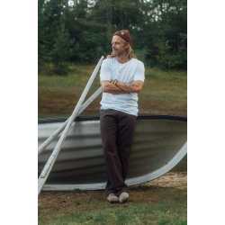 LAKOR Relaxed Twill Pants - coffee bean 
