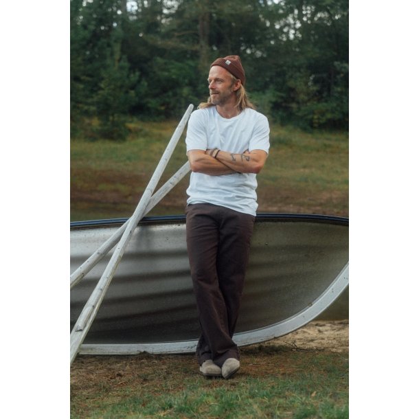 LAKOR Relaxed Twill Pants - coffee bean 