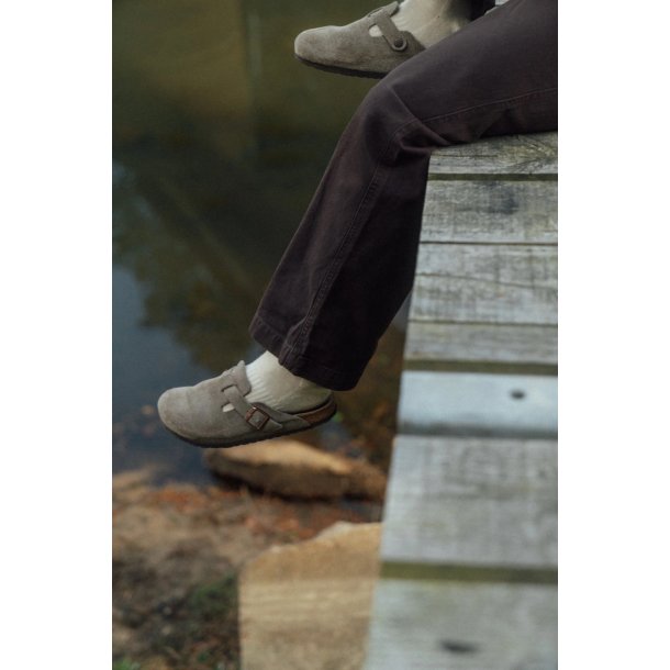 LAKOR Relaxed Twill Pants - coffee bean 