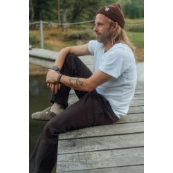 LAKOR Relaxed Twill Pants - coffee bean 