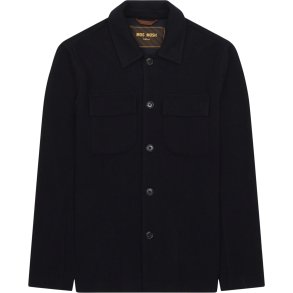 Mos Mosh Austin knit overshirt - navy 