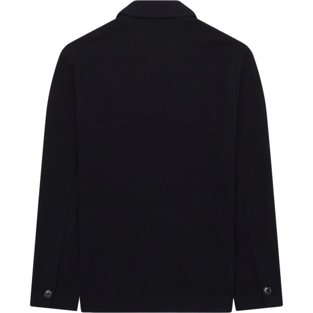 Mos Mosh Austin knit overshirt - navy 
