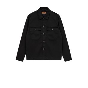 Mos Mosh Matteo soft overshirt - black 