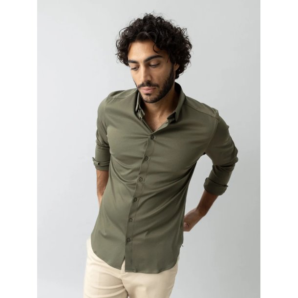 Mos Mosh Marco Jersey shirt - army 