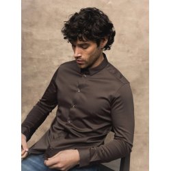 Mos Mosh Marco Jersey shirt - chocolate brown 