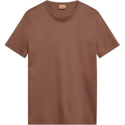 Mos Mosh Perry O-SS tee - chocolate brown 