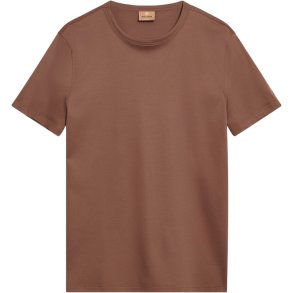 Mos Mosh Perry O-SS tee - chocolate brown 