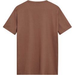 Mos Mosh Perry O-SS tee - chocolate brown 