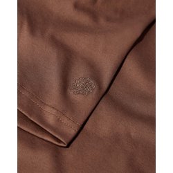 Mos Mosh Perry O-SS tee - chocolate brown 