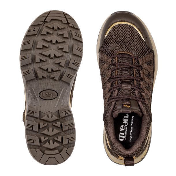 Green Comfort sneaker London  - brun 231006Q81