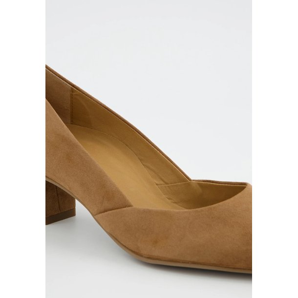 Paul Green suede pump - brun 2815-149