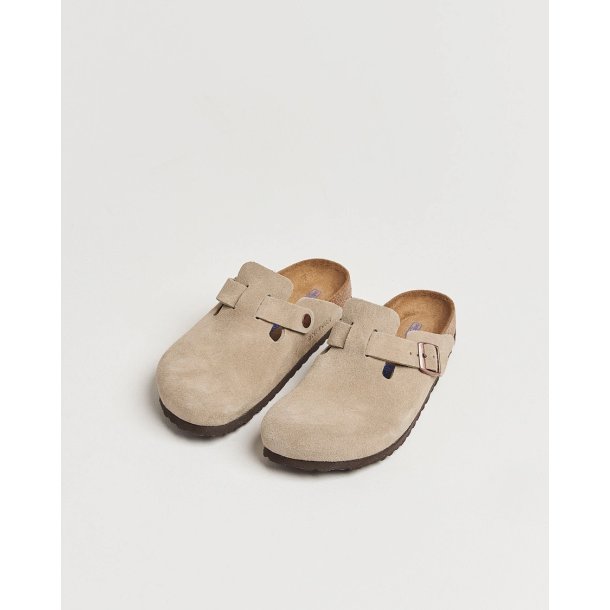 Birkenstock Boston suede - sandcastle (smal model)