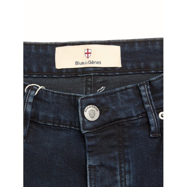 Blue de genes BGvinci black OD jeans - blue black denim PO12274
