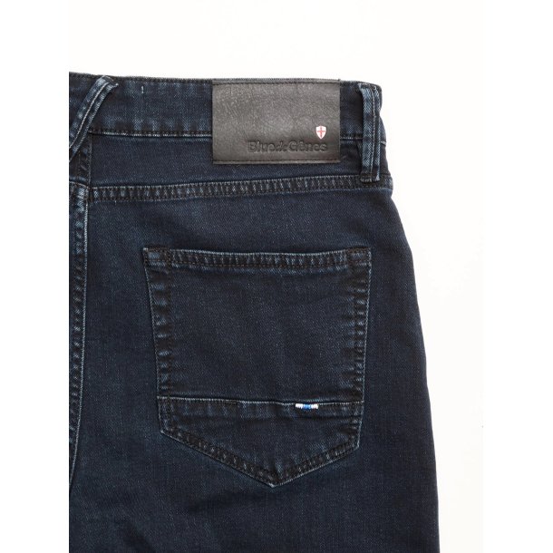 Blue de genes BGvinci black OD jeans - blue black denim PO12274