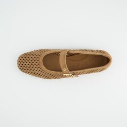 Paul Green ballerina - suede brun 1213-029