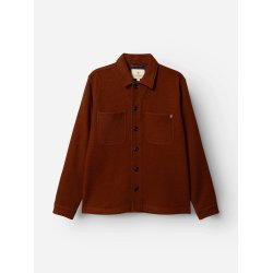Blue de genes BGhew wool overshirt - ginger bread orange