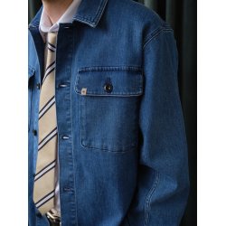 Blue de genes BGpontus denim overshirt - used 60647