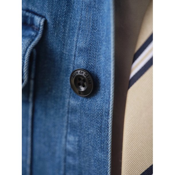 Blue de genes BGpontus denim overshirt - used 60647