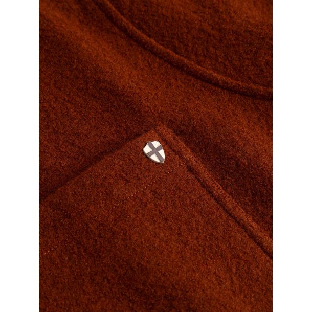 Blue de genes BGhew wool overshirt - ginger bread orange