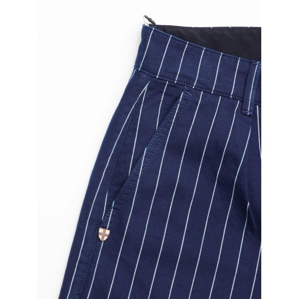 Blue de genes BGcupra Toll shorts - navy stripe 60610