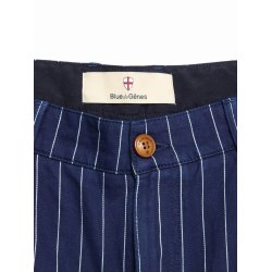 Blue de genes BGcupra Toll shorts - navy stripe 60610