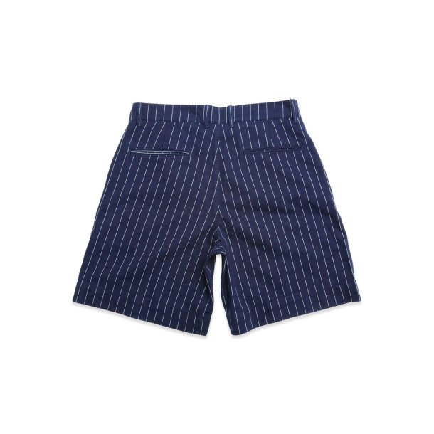 Blue de genes BGcupra Toll shorts - navy stripe 60610
