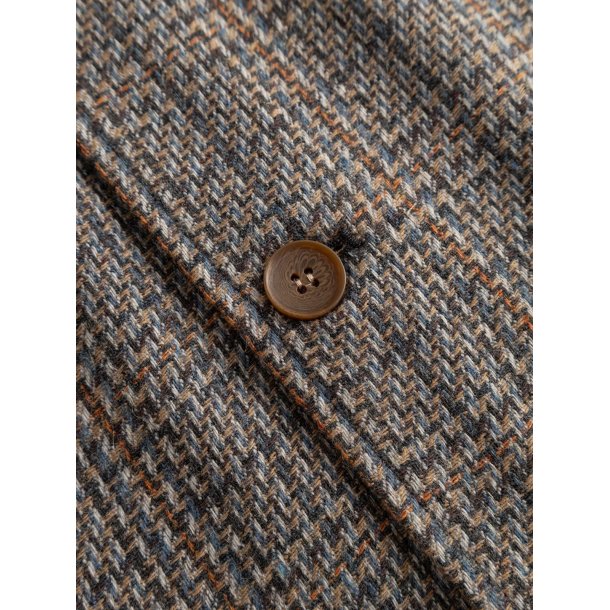 Blue de genes BGmungo check overshirt - grey check 