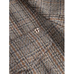 Blue de genes BGmungo check overshirt - grey check 