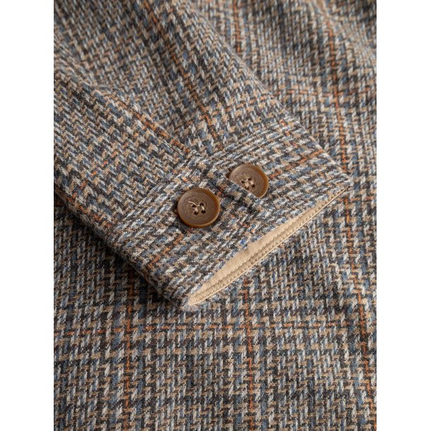 Blue de genes BGmungo check overshirt - grey check 