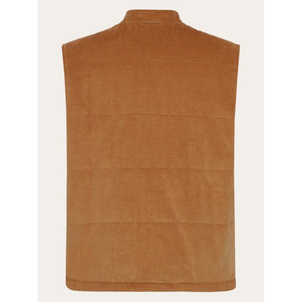 knowledge Cotton organic cotton corduroy vest - apple cinnamon 