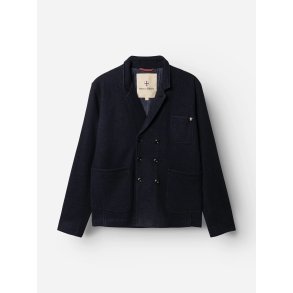 Blue de genes BGlewis wool blazer - dark navy 