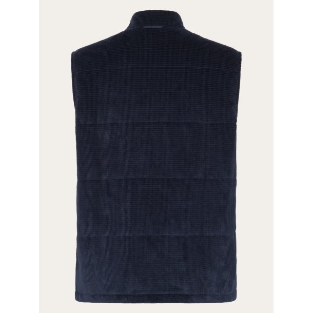 Knowledge Cotton organic cotton corduroy vest - night sky 