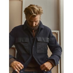 Blue de genes BGcallum zip knit - hot fudge brown 