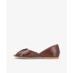Shoedesign Copenhagen ballerina Viva - brun 
