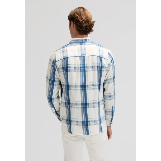 Lee Leesure shirt - deep sea plaid 112377249