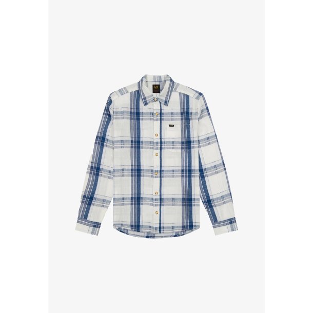 Lee Leesure shirt - deep sea plaid 112377249