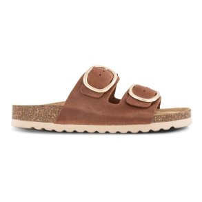 No� sandal big buckle - cognac 747