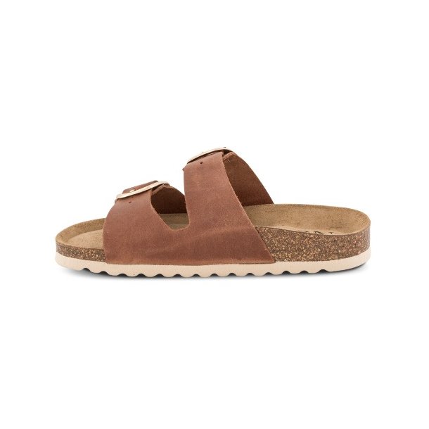 No� sandal big buckle - cognac 747