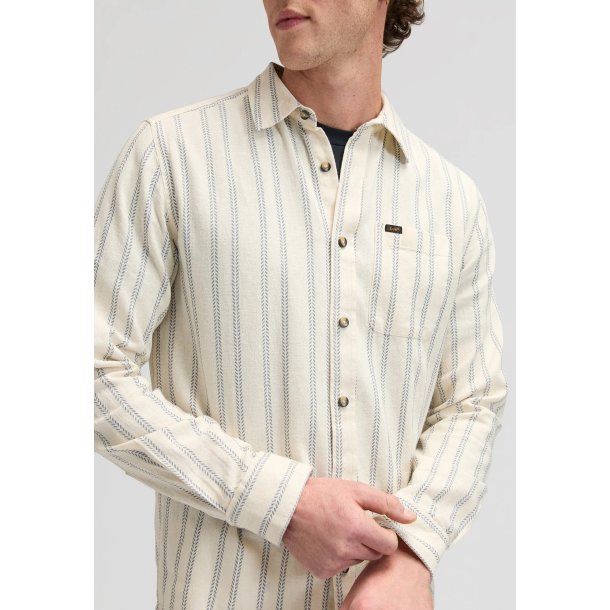 Lee Leesure shirt - dustier blue stripe 112378528