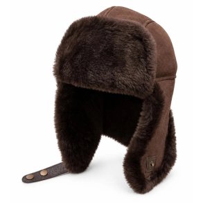Figbig Aviator hat - brun 430011
