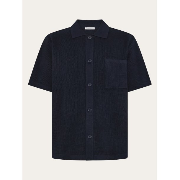 Knowledge Cotton Regular knit shirt - night sky 1080118