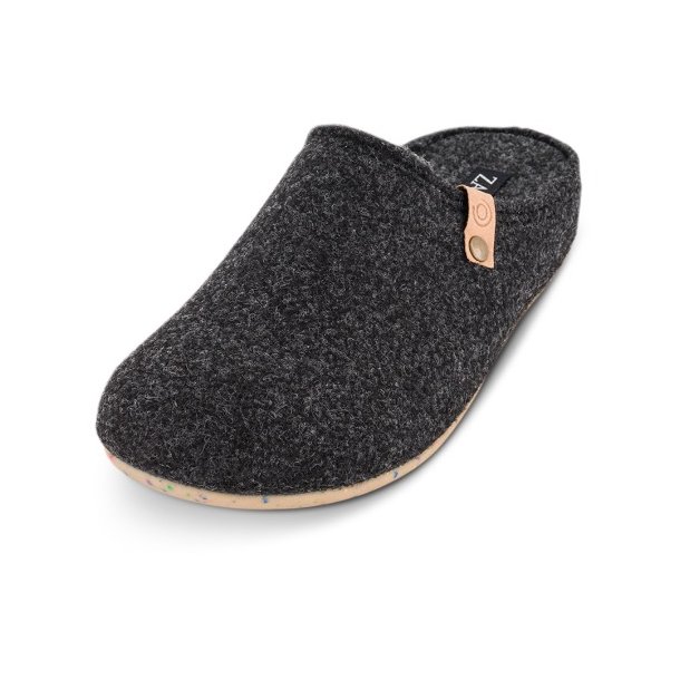 zafary hjemmesko - anthrazi/mrk gr  668000387