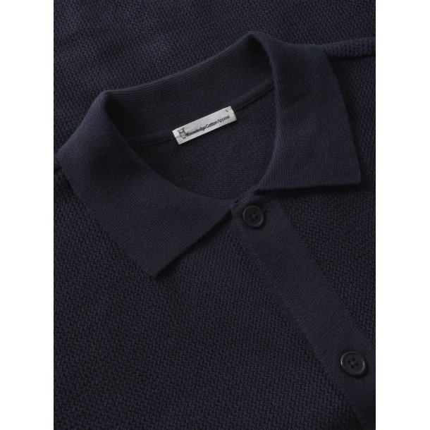 Knowledge Cotton Regular knit shirt - night sky 1080118